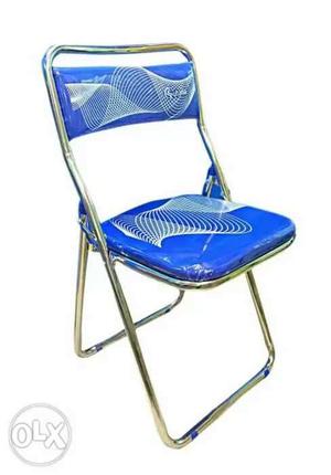 Blue And White Camping Chair