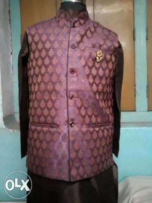 Ethnic kurta paijama jacket set