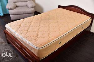 Imported Single Bed with 9" Premium Luxury Mattress. Made in