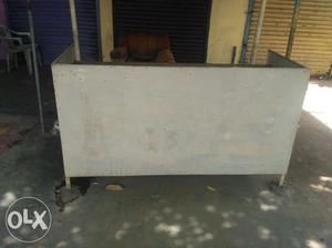 Large iron counter for shop