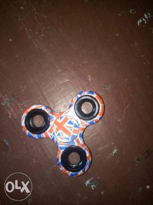 Red And Blue Fidget Spinner