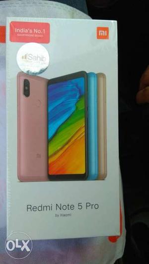 Redmi note 5 pro (4/64) Gold sealed pack imidate