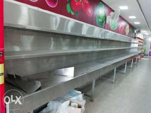 SS racks for fruits and vegetable supermarket at