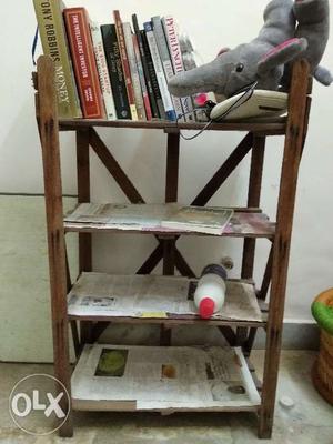 Wooden Book Stand/Shoe Rack