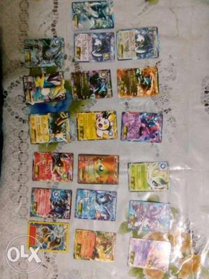 18 Pokemon ex cards with 1 VIP CARD!!