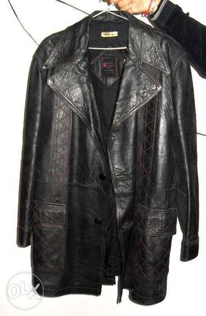 BLACK leather jacket