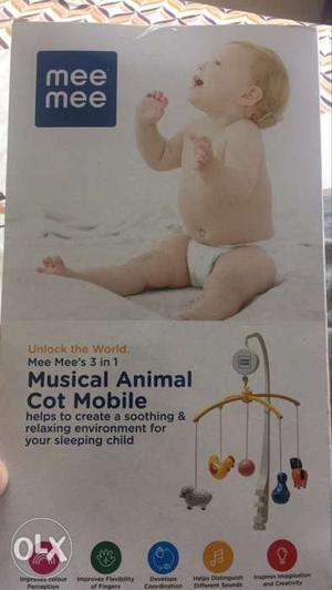 Baby's Mee Mee Musical Animal Cot Mobile Box