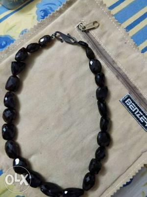 Beautiful black beads necklace