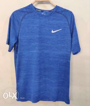 Blue Nike Crew-neck Shirt
