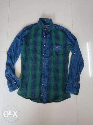 Branded Denim Casual shirt for men only used once