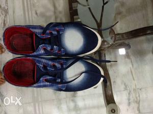 Brandnew denim blue shoes only 1 time used just loose in my
