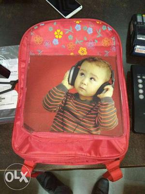 Its a customized school bag mean your baby's