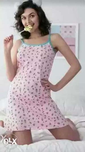 New pack of cotton short nighty for girls and