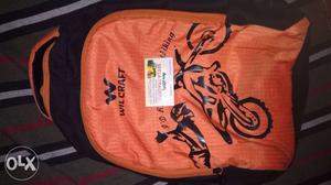 Orange And Black Wil Craft Backpack