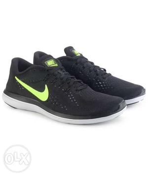 Pair Of Black Nike Low-top Sneakers