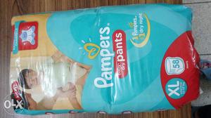 Pampers Diaper Pants, XL, 58 pieces, 15% discount (price