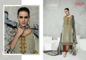 Printed suits at reasonable price