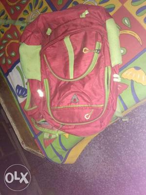 Red And Green Backpack V