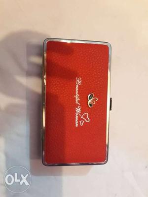 Red clutch...new nd unused...