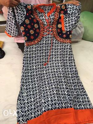 Reyon cotton Designer kurti