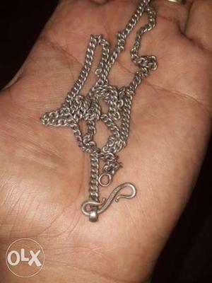 Silver chain weighing 13gms worth  for sale
