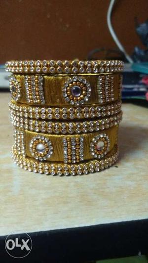 Thread Bangles All Colors Available Just rs:150