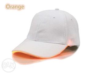 White Cap with Led on it - Best Party Prop Product