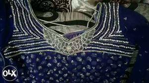 Women's Blue And purple party wear