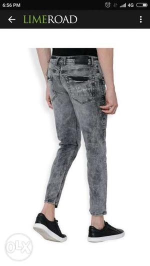Women's Gray Denim Jeans