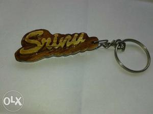Wooden name keychains 100 rs (any name)