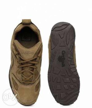 Woodland Pair Of Brown Low-top Sneakers used