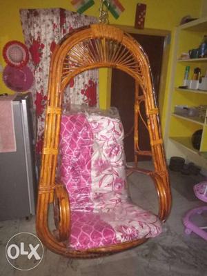 2 months old Hanging chair with cushion