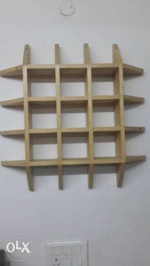 2 wooden storage and decorative