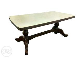 3.7x 2 feet long wooden furnished center table