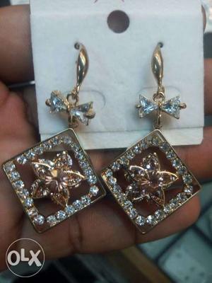 American dimond earrings: limeted stock order now