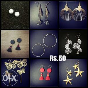 Artificial jewellery earrings