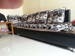 Best condiction 8 seater Sofa and 6x6 imported bed with