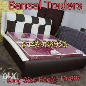 Brand new king size latest design double bed..