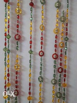 Decorative hangings long size set of 8 rows
