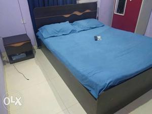 Detachable storage bed with mattress and side