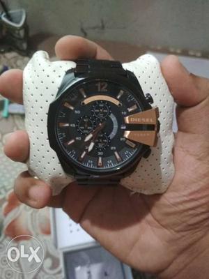 Diesel chronograph watch. with authorized card
