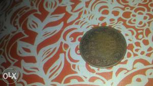 George V King Emperor Coin one Quarter Anna India