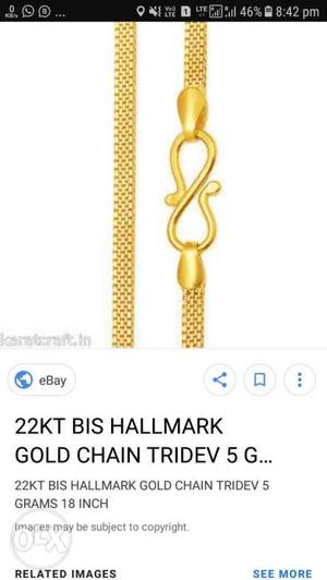 Golden chain 20 gram ha