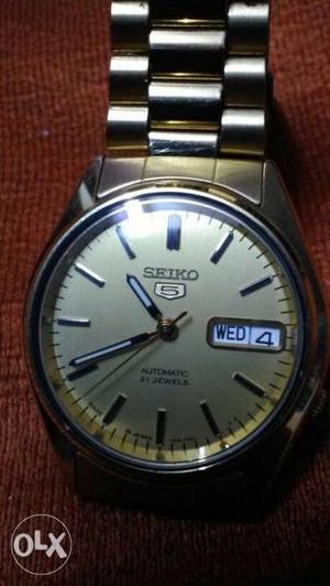 I want to seal my SEIKO 5 watch. Original Made in