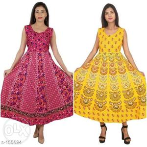 Jaipuri dress pure cotton n all color available