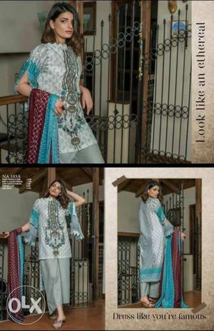 Ladies suit by Nida & Azher