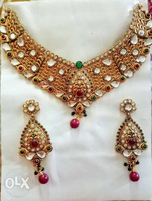 New Kundan jewellery set