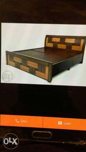 New brand queen size without storage bed just at  free