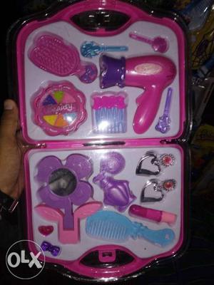 Pink And Multicolored Plastic Toy Set