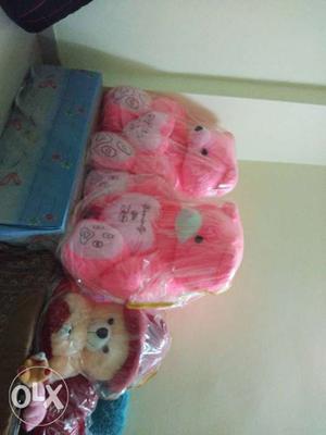 Pink Bear Plush Toys